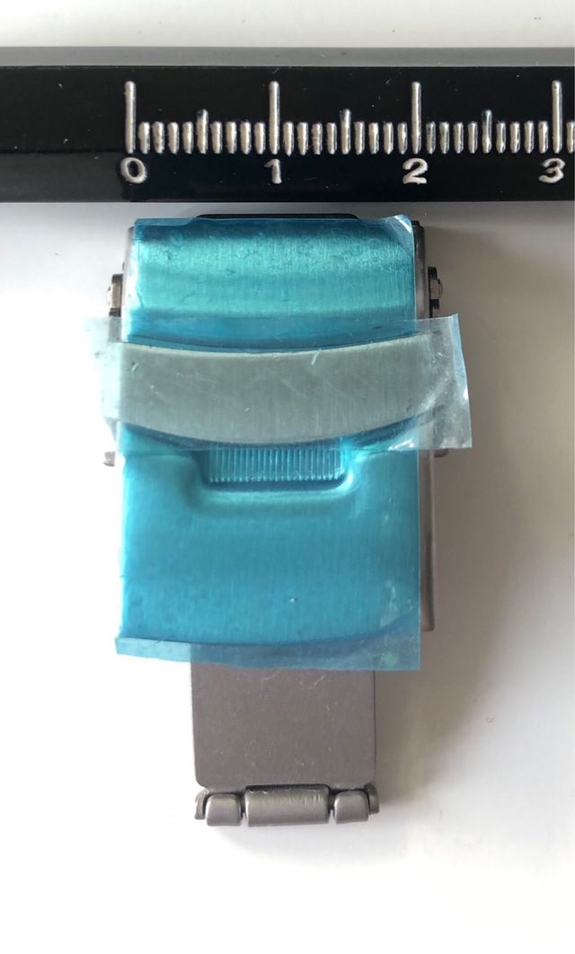 Cierre presion correa reloj inox 20mm