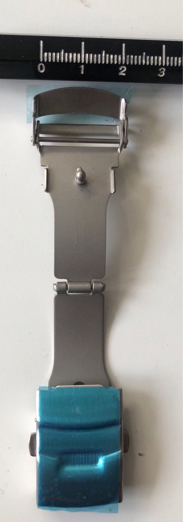 Cierre presion correa reloj inox 20mm