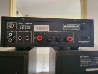 amplificador y altavoces