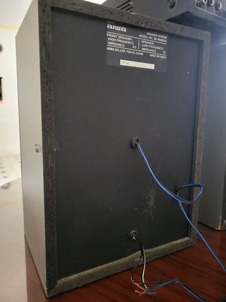 amplificador y altavoces