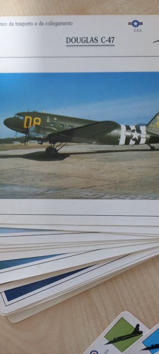 Set n.60 cartoline foto aerei elicotteri