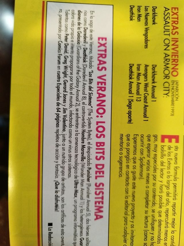 Comics Punisher Extra de Verano