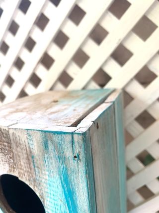 CAJA NIDO ANTIGUA DE MADERA