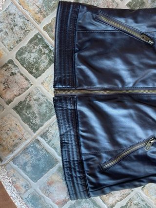 Cazadora de cuero Niña