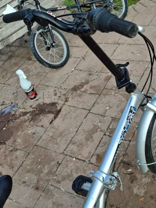 Bicicleta plegable aluminio ADULTO muy ligera .