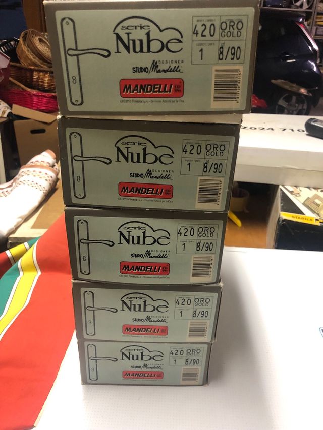 Maniglie ottone mandelli 8x90