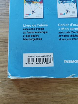 Libro de texto francés 1°ESO