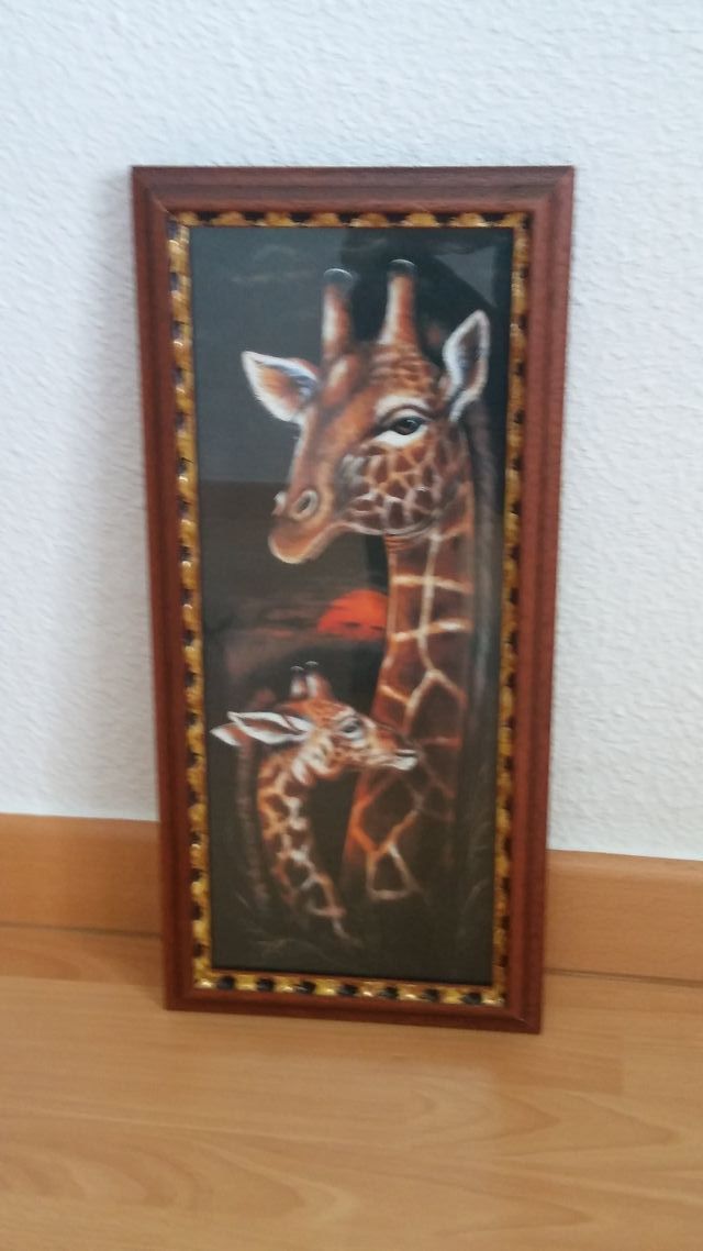 Cuadro de jirafas