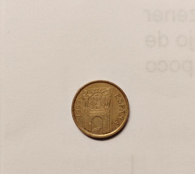 Moneda de 5 pesetas de 1999 Murcia
