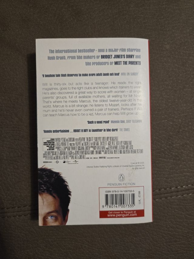 About a boy by Nick Hornby