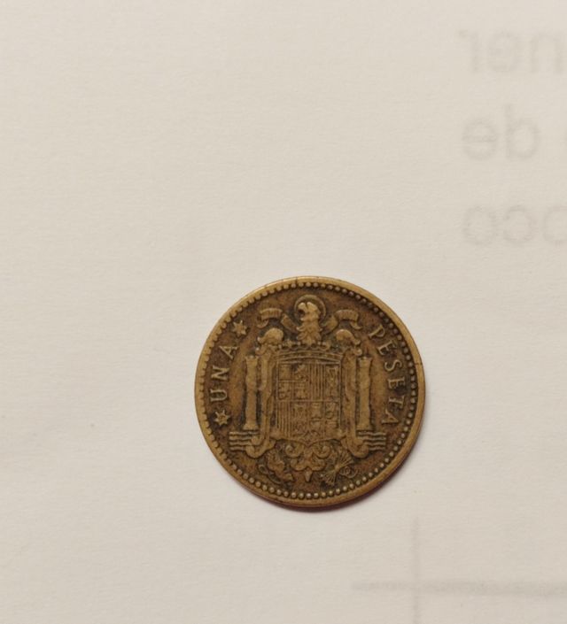 Moneda de 1 peseta de 1953