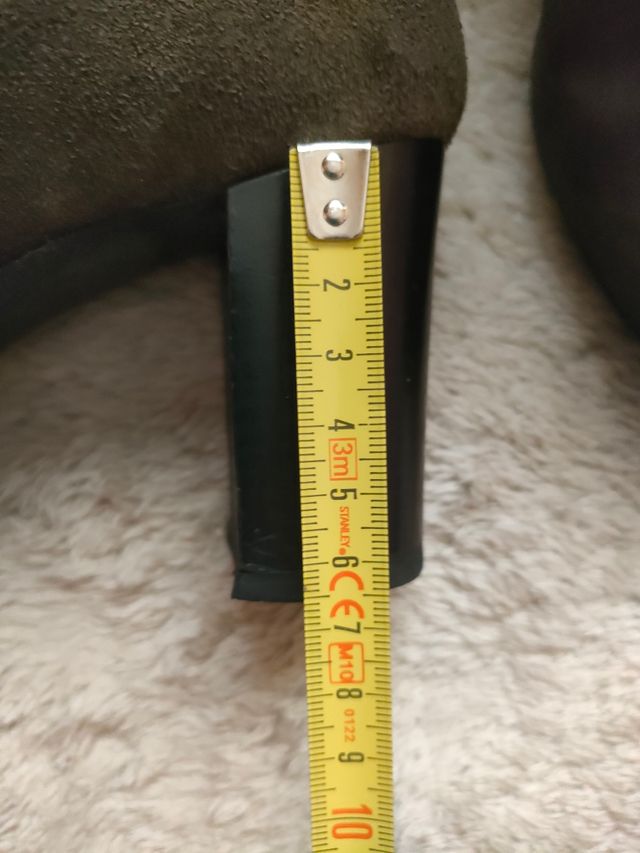 botines oportunidad gris ante tacón