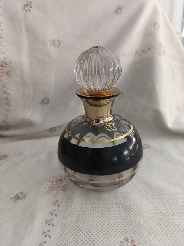 Set de piezas de cristal con baño en oro