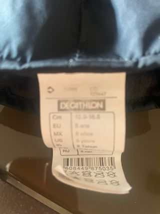 Manoplas nieve niño