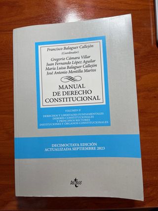 Manual de Derecho Constitucional Balaguer