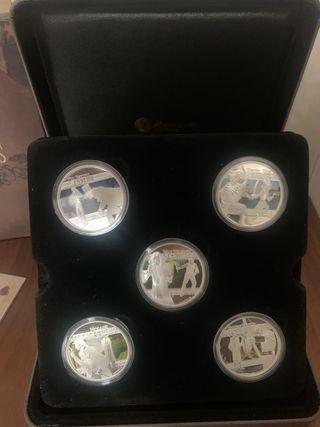 5 Monedas 1 onza HEROES&VILLANOS