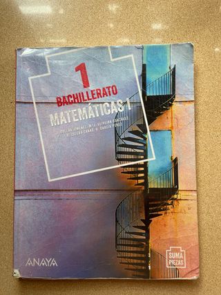 Libro matematicas 1 ( 1 bachillerato)