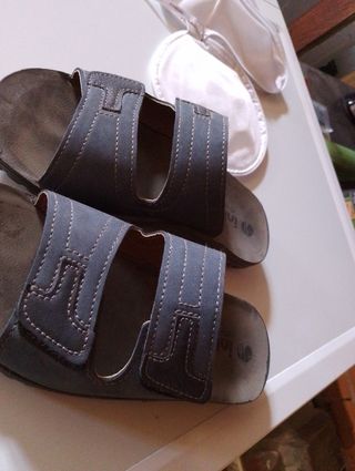 Ciabatte uomo taglia 42 in blu