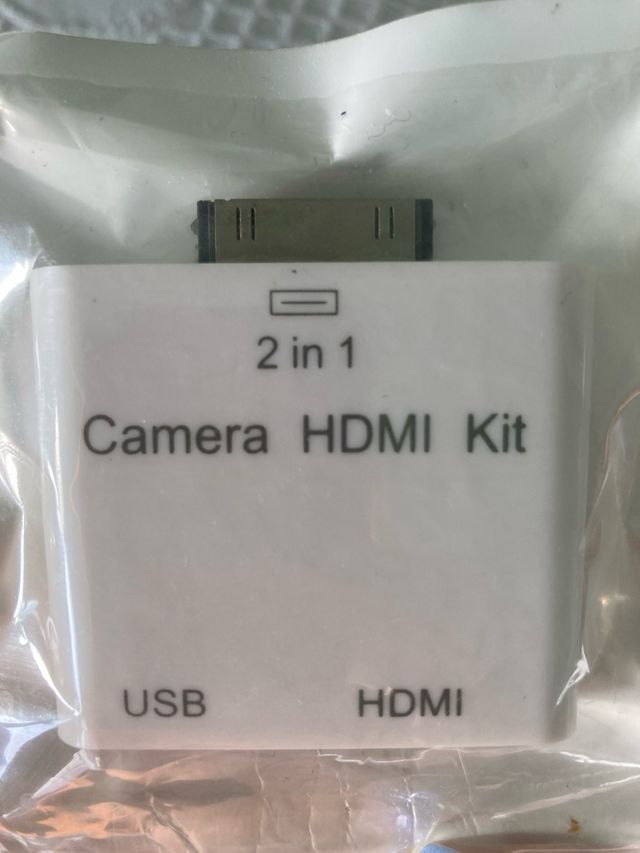 Adapter lighting 30 pin cable to HDMI