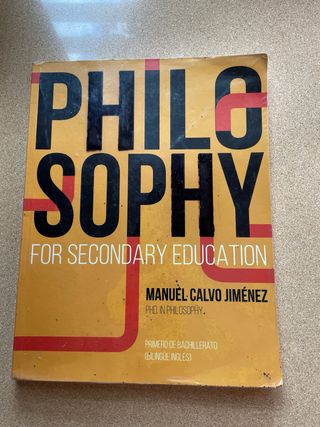 Libro philosophy ( 1 bachillerato)