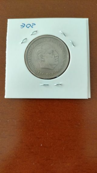25 pesetas 1957 * 61