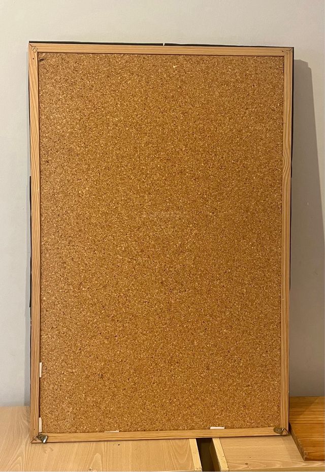 3 Paneles acusticos con corcho  y espuma