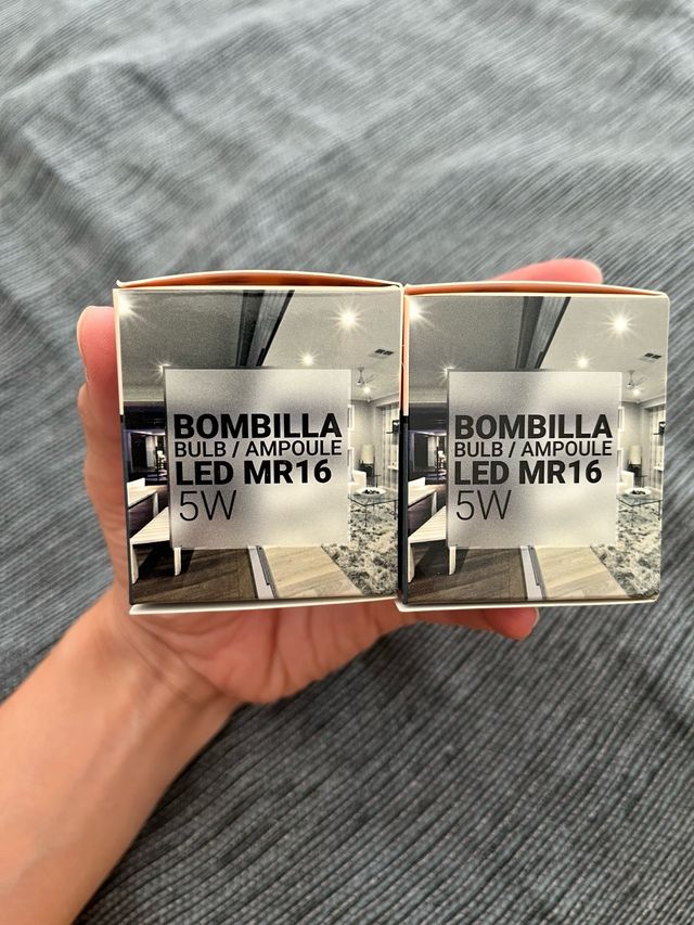 2 bombillas led bulb mr16 5w