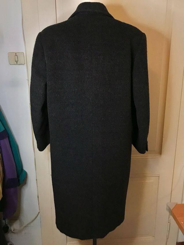 Cappotto vintage di sartoria grigio scuro