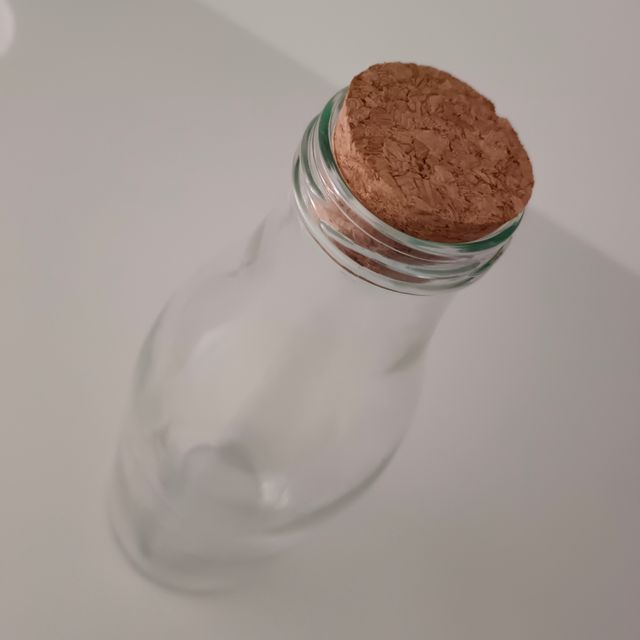 Lote 2 botellas cristal 1 L