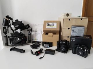 Cámara + carcasa estanca + iluminación