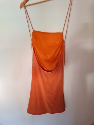 Vestido mini naranja