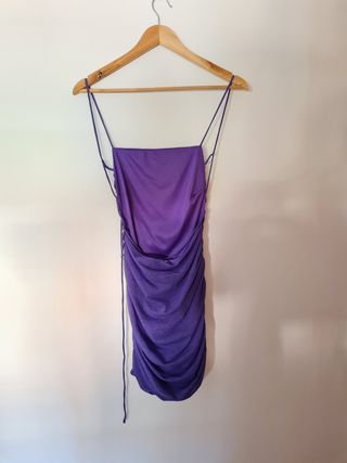 Vestido mini morado