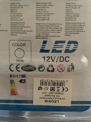 2 striscie led 5m white