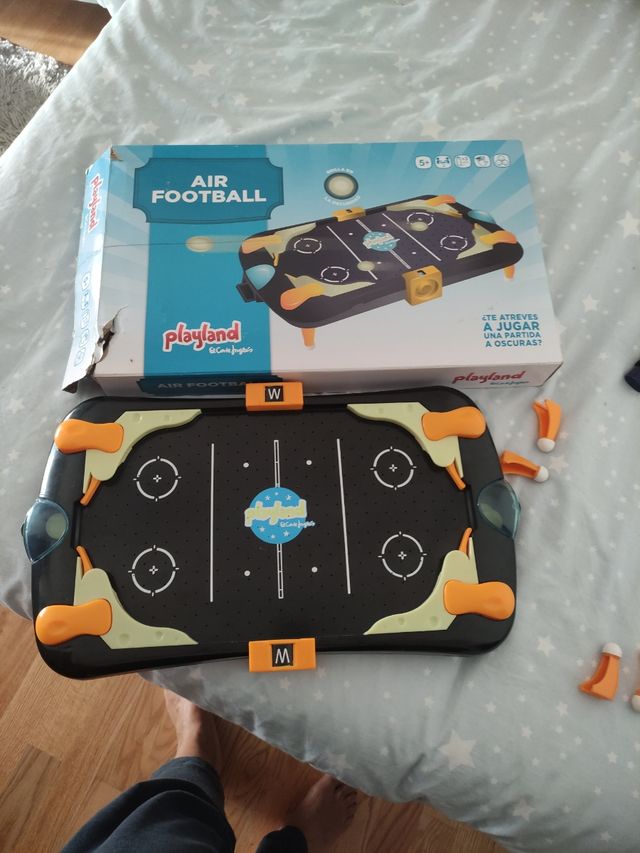 Juego interactivo air football.