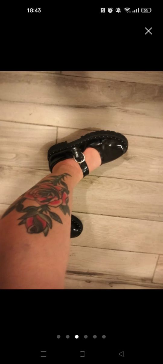 Zapatos negros de charol marca zara