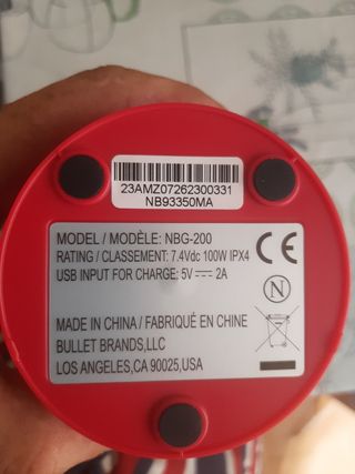 Batidora de vaso nutribullet