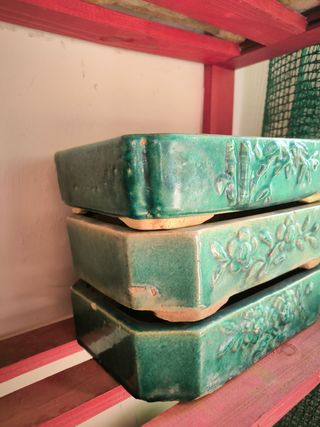 Macetas de bonsai esmaltadas