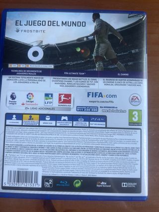 Juego Fifa 18 PS4