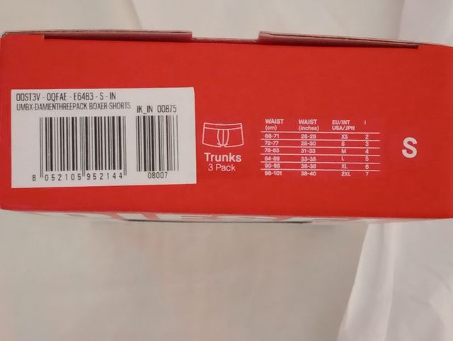 NUEVOS Talla S Pack 3 Boxer DIESEL