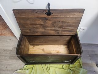 Baúl arcón de madera