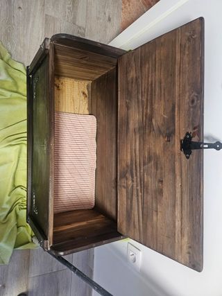 Baúl arcón de madera