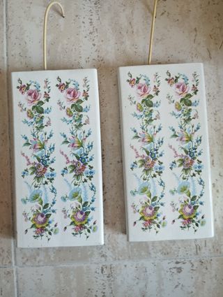 Due vassoi per termosifoni vintage