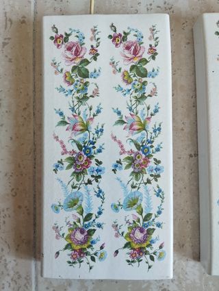 Due vassoi per termosifoni vintage