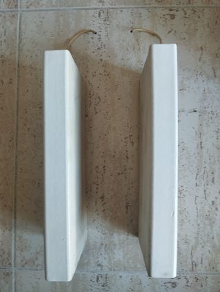 Due vassoi per termosifoni vintage