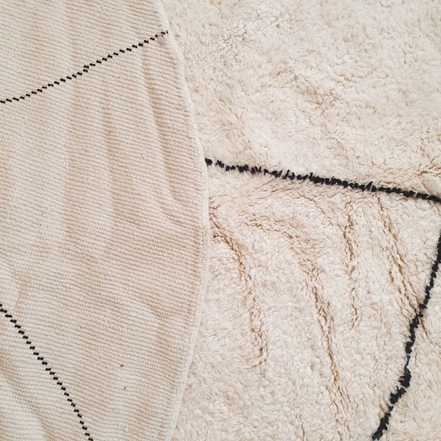 Tapete de lã circular berbere