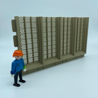 Playmobil 3D Ventana celosia modular grande steck