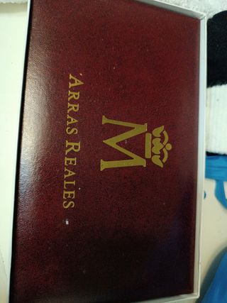 Arras reales plata. Bodas