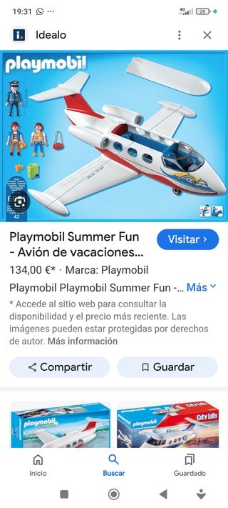 Avión Playmobil 60810