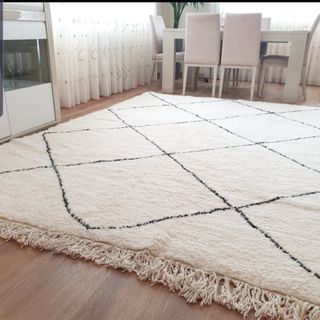 Tappeto berbero in lana Beni Ouarain