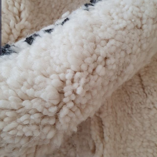 Beni Ouarain Tapete de lã berbere